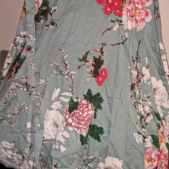 Japanese Print Short Dress - Picture 2 of 4